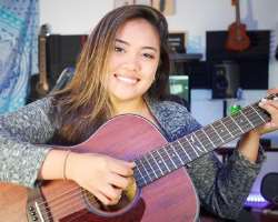 Rima can also play the guitar alongside being an excellent singer.